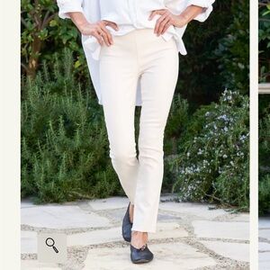 Frank & Eileen | Derry Illusion Pull-On Stretch Denim Jeans | Antique White | 28